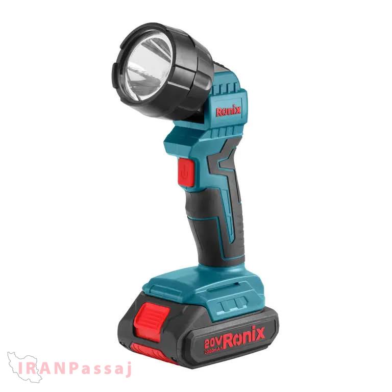 چراغ کار شارژی 20 ولت رونیکس مدل 8630 – حرفه‌ای، مقاوم و قابل حمل – خرید اینترنتی از ایران پاساژ