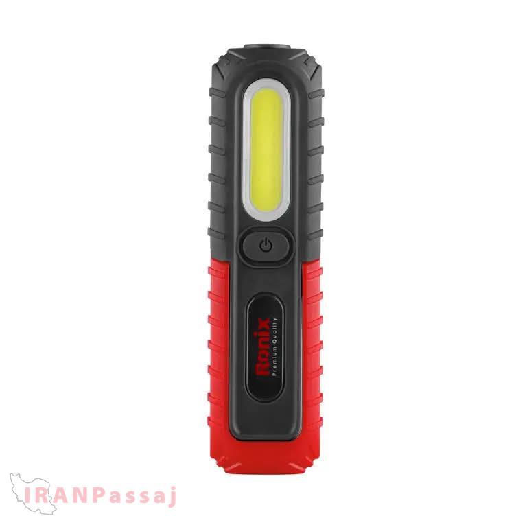 چراغ کار مگنت‌دار باتری خور 350 لومن مدل RH-4275 رونیکس - نوردهی قدرتمند، طراحی کاربردی و گارانتی رسمی - خرید اینترنتی از ایران پاساژ