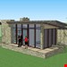  فایل اسکچاپ طراحی خونه باغ ویلایی