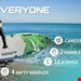  خرید اینترنتی پدل برد برند E-SUP مدل Aurora green 01 