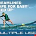 خرید اینترنتی پدل برد برند E-SUP مدل AZURE