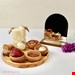  آینه رو میزی مدل پایه چوبی گنبدی هفت سین sh319 – طراحی مینیمال با روکش چوب طبیعی بلوط – خرید اینترنتی از ایران پاساژ