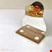  آینه پایه چوبی رومیزی هفت سین مدل دفرمه sh318 – طراحی مینیمال با روکش طبیعی بلوط – خرید اینترنتی از ایران پاساژ