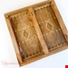  تخته نرد سنندج کتابی گردو همراه با مهره sh597 – هنر دست‌ساز کردستان – خرید اینترنتی از ایران پاساژ 