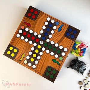 4 بازی چوبی به همراه مهره کد sh447 – مجموعه کامل بازی‌های فکری در یک جعبه – خرید اینترنتی از ایران پاساژ