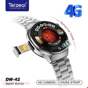 خرید اینترنتی ساعت هوشمند سیم کارت خور و دوربین دارTelzeal مدلDW 42 اصلی با کیفیت عالی