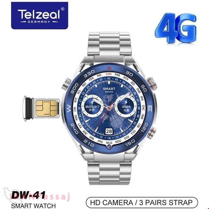 خرید اینترنتی ساعت هوشمند سیم کارت خورTelzeal مدلDW-41