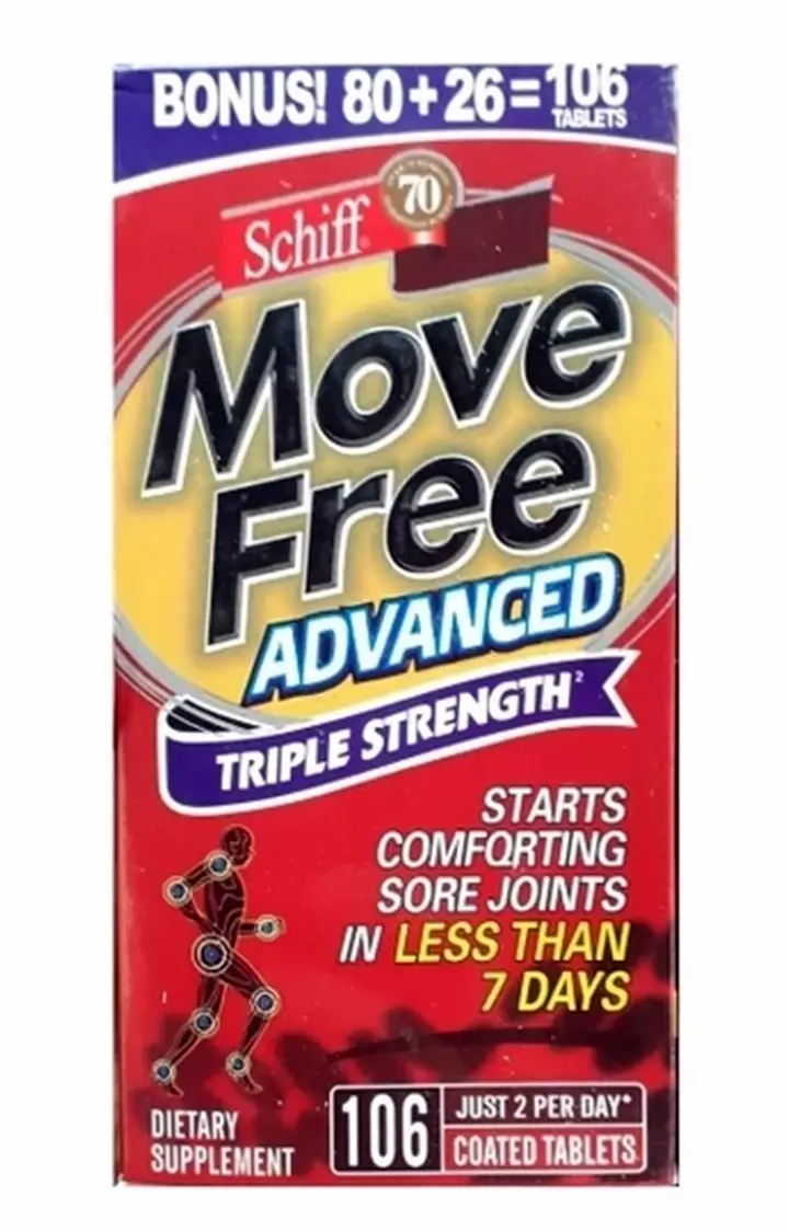 کپسول/قرص موو فری ادوانس تریپل استرنگث | Schiff Move Free Advanced Triple Strength