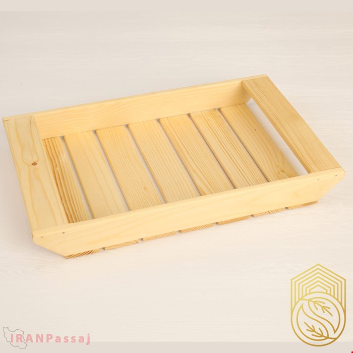 سینی چوبی پذیرایی قایقی نراد Sh257