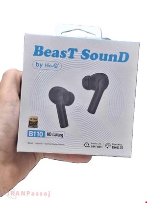 ایرپاد بلوتوثی Beast Sound مدل B110 – کیفیت Hi‑Res، تماس HD و حذف نویز ENC2.0 – خرید اینترنتی از ایران پاساژ 