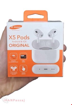 ایرپاد بلوتوثی X-inova مدل X5 Pods نویزکنسلینگ – خرید اینترنتی از ایران پاساژ