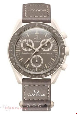 ساعت مچی امگا سواچ مدل Mission on Earth Desert – طراحی الهامگرفته از بافت تپههای شنی و رنگ ماسهای – خرید اینترنتی از ایران پاساژ