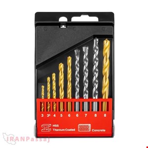 ست مته آهن و بتن 9 عددی رونیکس مدل RH-5585 – خرید اقساطی از ایران پاساژ