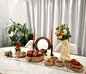 ست کامل هفت سین Sh325 – مجموعه لوکس دست‌ساز از چوب طبیعی جوینت‌شده – خرید اینترنتی از ایران پاساژ