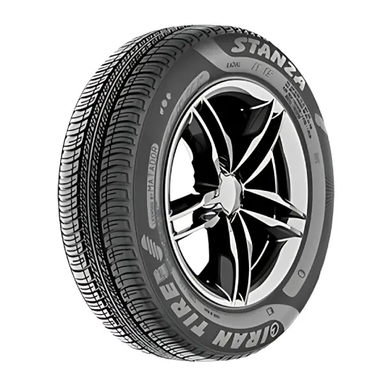 دو حلقه لاستیک خودرو ایران تایر تیوبلس مدل Stanza سایز 175/70R13 – سال تولید 2026