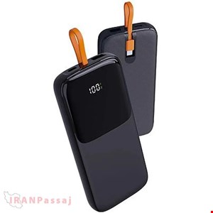 پاوربانک X‑inova مدل PF‑100 – ظرفیت 10000mAh فست شارژ 22.5 وات + کابل سرخود – خرید اینترنتی از ایران پاساژ