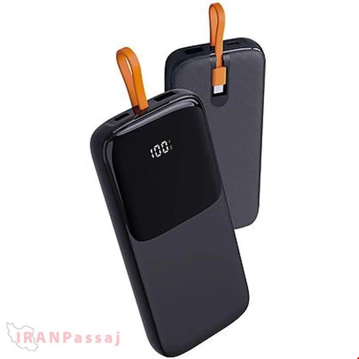 پاوربانک X‑inova مدل PF‑100 – ظرفیت 10000mAh فست شارژ 22.5 وات + کابل سرخود – خرید اینترنتی از ایران پاساژ
