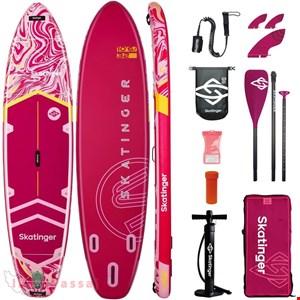 پدل برد بادی Skatinger مدل Prana Red – تعادل و پایداری فوقالعاده – خرید اینترنتی از ایران پاساژ