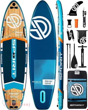 پدل برد Sporit مدل NeverLand 11’6 رنگ آبی – دولایه PVC +  drop ‑Stitch – خرید اینترنتی از ایران پاساژ