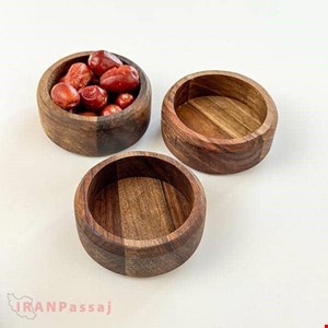 کاسه(پیاله) چوبی کوچک گردو sh529 – ساخته‌شده از چوب طبیعی گردو جوینت‌شده – خرید اینترنتی از ایران پاساژ
