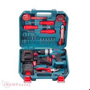 کیت دریل شارژی 16 ولت 33 پارچه رونیکس مدل RS-8615 – چکشی، دو باتری و قدرتمند برای کارهای حرفه‌ای – خرید اینترنتی از ایران پاساژ