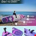 خرید اینترنتی پدل برد برند E-SUP مدل AURORA PURPLE 01