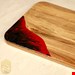  تخته سرو و پذیرایی چوبی کار شده با رزین کد sh134