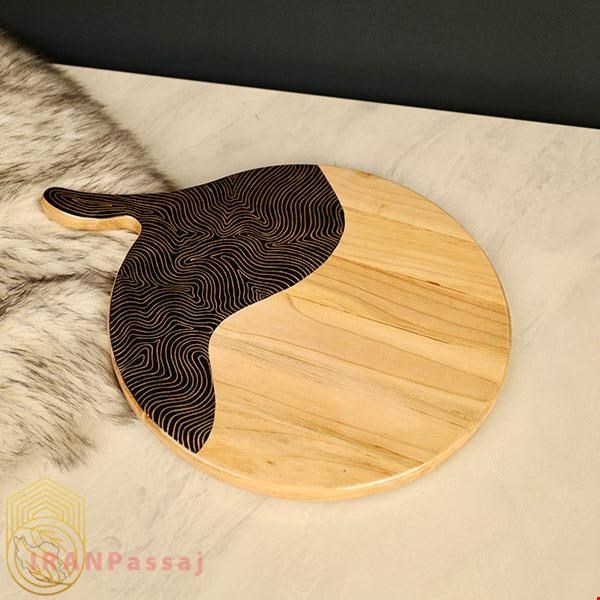 تخته سرو و پذیرایی چوبی نقاشی شده کد SH129