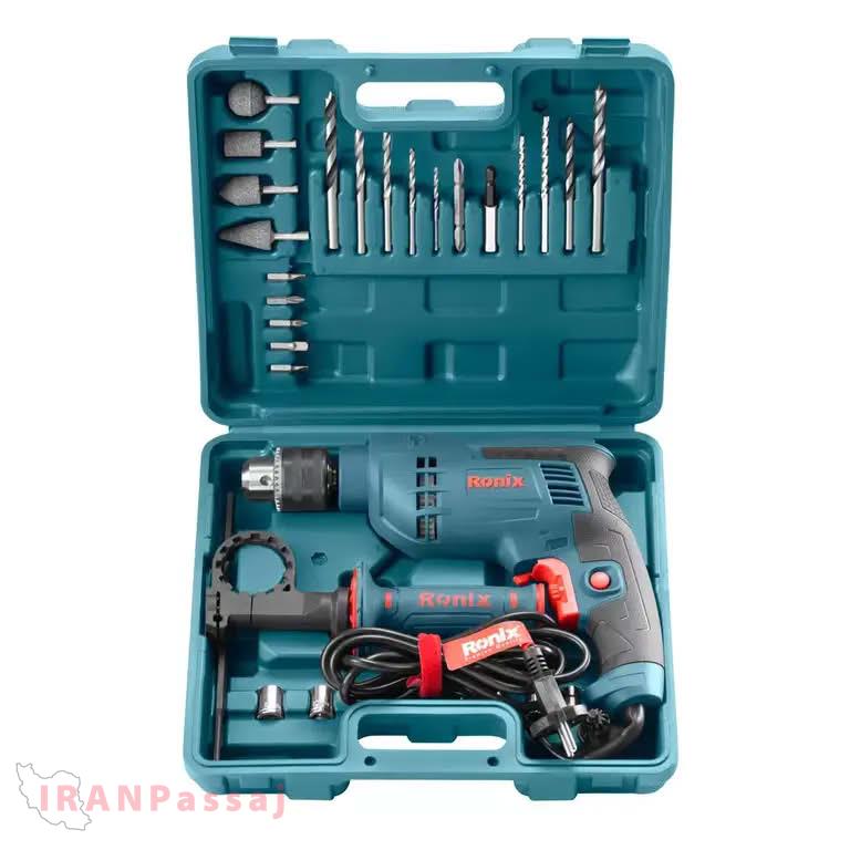 ست ترکیبی دریل برقی 29 پارچه رونیکس مدل RS-0007 – قدرتمند، کاربردی و همه‌کاره – خرید اینترنتی از ایران پاساژ
